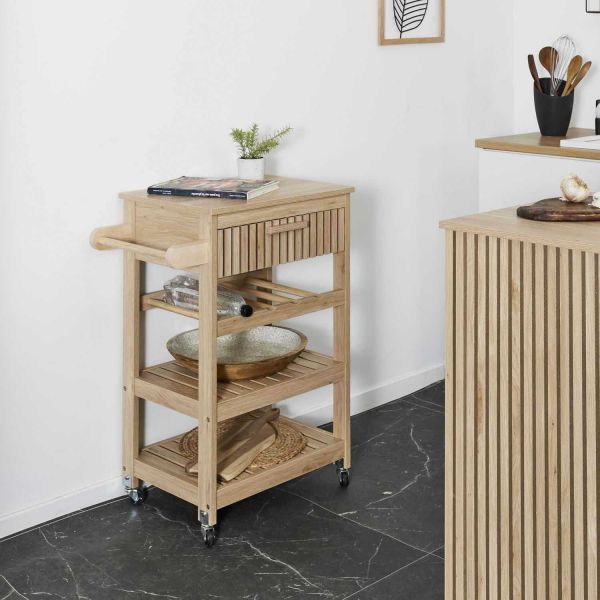 Desserte de cuisine en bois Klaus - THE HOME DECO FACTORY