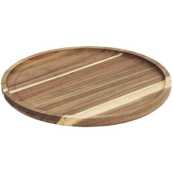 Dessous d'assiette en acacia 32 cm