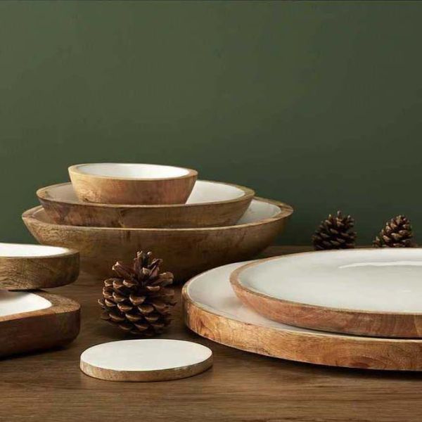 Dessous d'assiette en manguier Black Forest - THE HOME DECO FACTORY