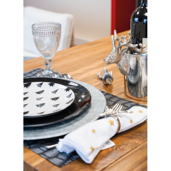 Dessous d'assiette en métal galvanisé (Lot de 6) - AUBRY GASPARD