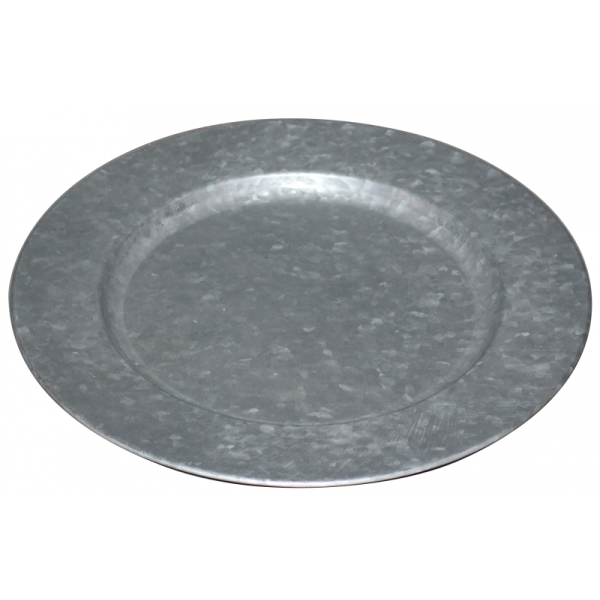 Dessous d'assiette en métal galvanisé (Lot de 6) - AUB-5383