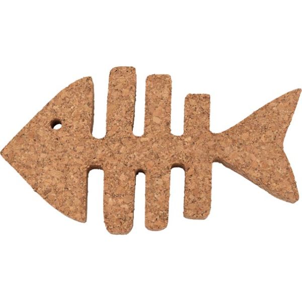 Dessous de plat en liège Arêtes de poisson 24 x 14 cm