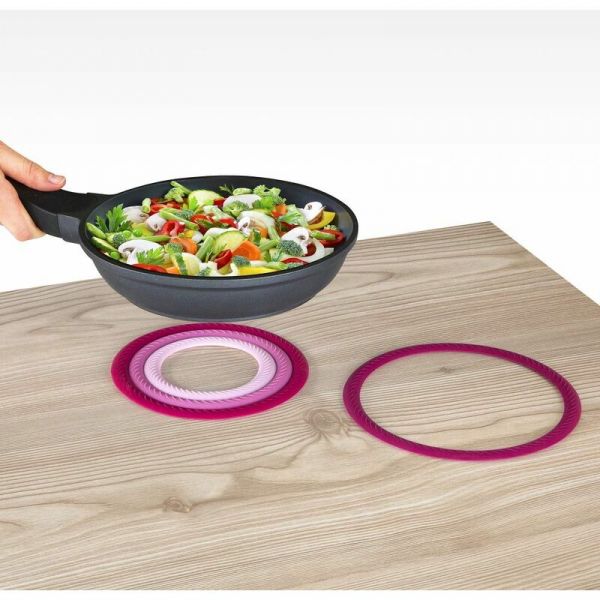 Dessous de plat modulable 4 anneaux en silicone - COOK CONCEPT