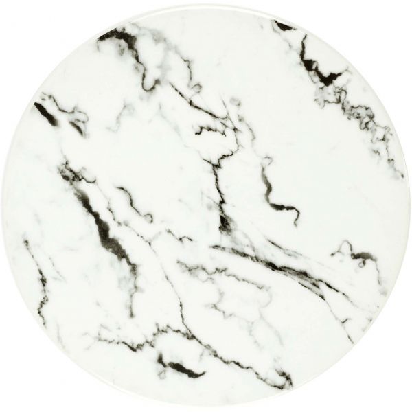 Dessous de plat en porcelaine effet marbre 18 cm - CMP-3758