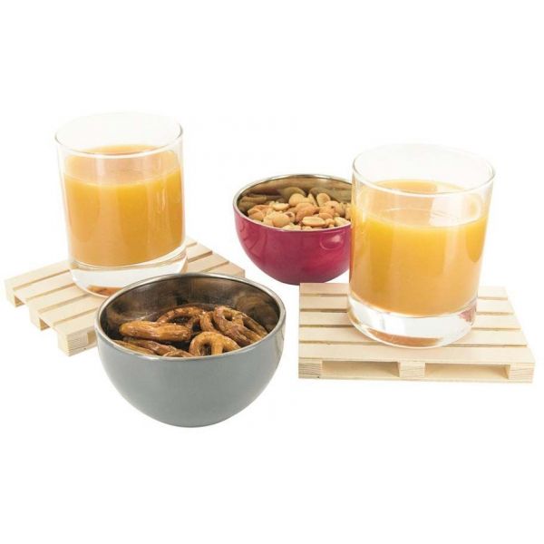 Dessous de verre 4 palettes en bois - PICK & DRINK