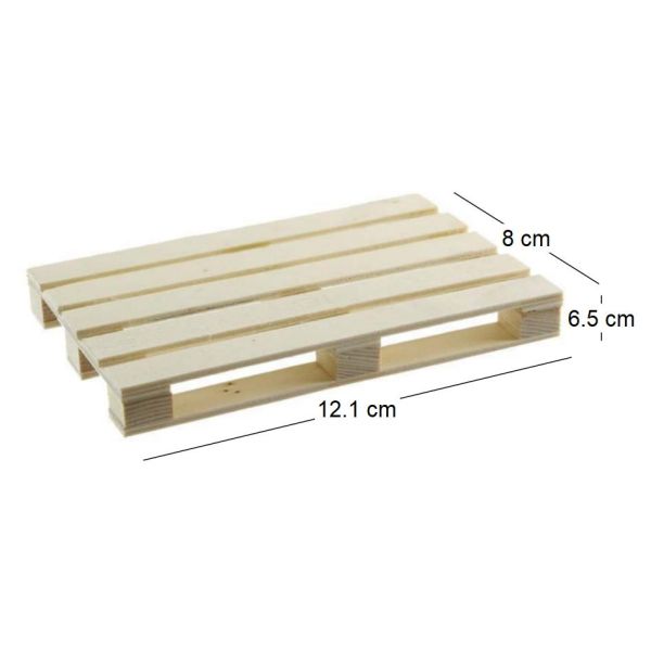 Dessous de verre 4 palettes en bois - 2,79