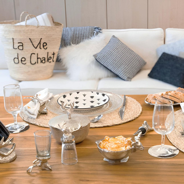 Dessous de verre en peau de vache (Lot de 6) - AUBRY GASPARD
