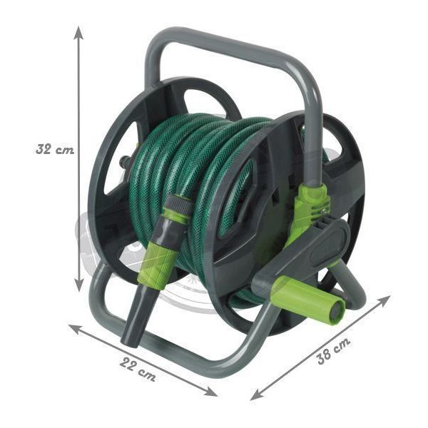 Dévidoir à tuyau d'arrosage portable équipé - RIBILAND