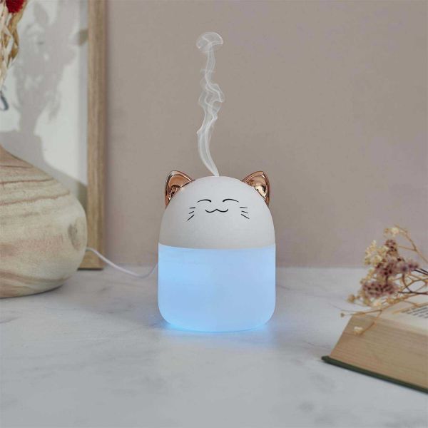 Diffuseur d'ambiance à LED Chat - THE HOME DECO FACTORY