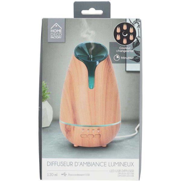 Diffuseur d'huiles essentielles imitation bois - 8