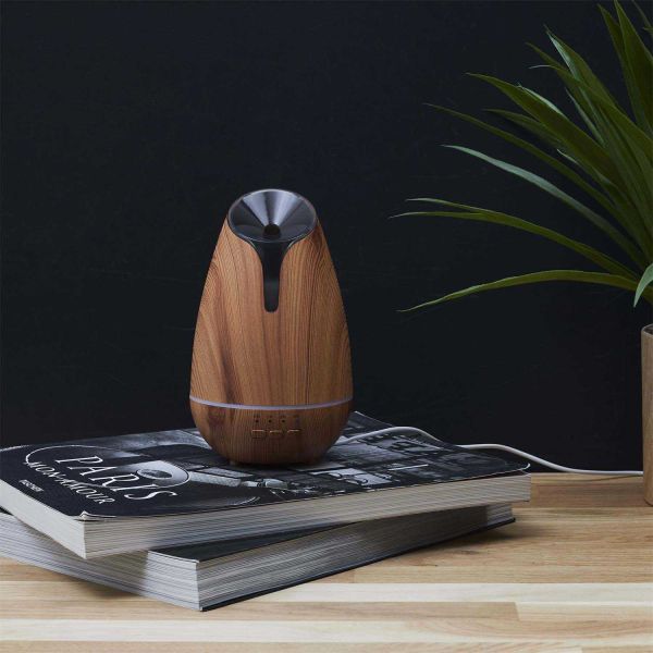 Diffuseur d'huiles essentielles imitation bois - THE HOME DECO FACTORY