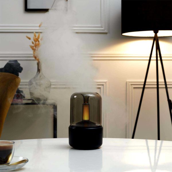 Diffuseur d'huiles essentielles noir - THE HOME DECO FACTORY