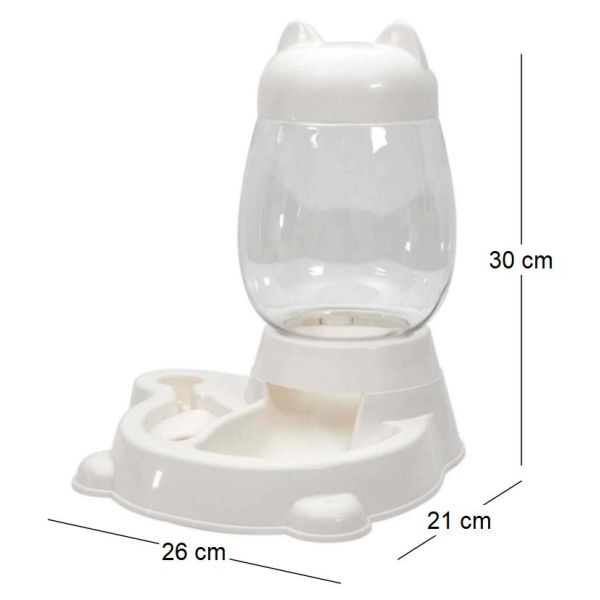 Distributeur d'eau et croquettes pour animaux - 7