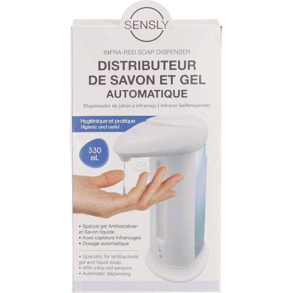 Distributeur de savon et gel automatique 330 ml - 7