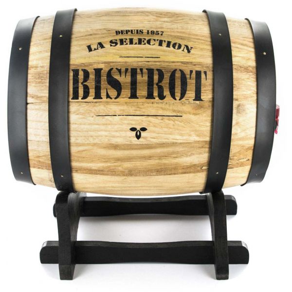 Distributeur de vin tonneau 5 litres Bistrot