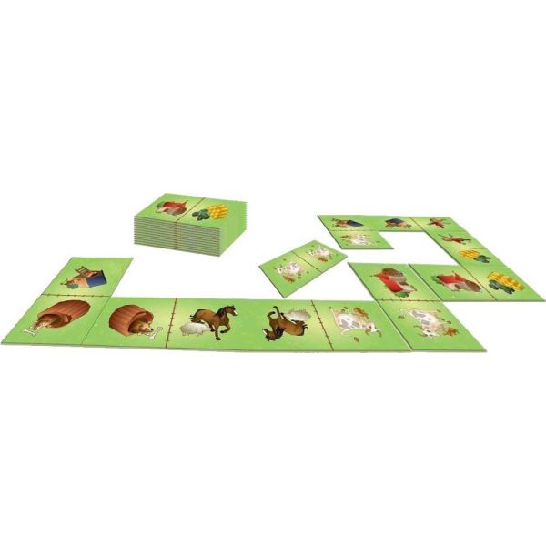 Dominos géants 28 pièces avec sac de rangement