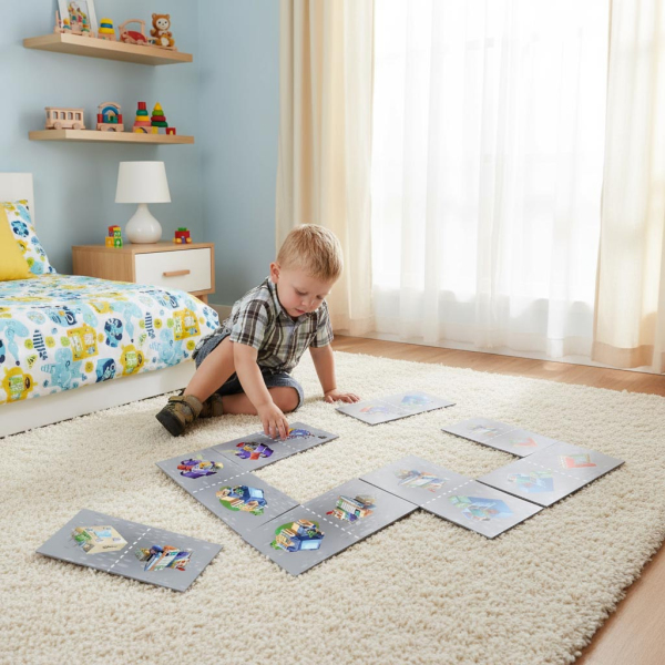 Dominos géants 28 pièces avec sac de rangement - ACHOKA