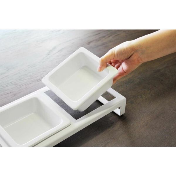 Double gamelle design surélevée pour chat Tower - 47,90