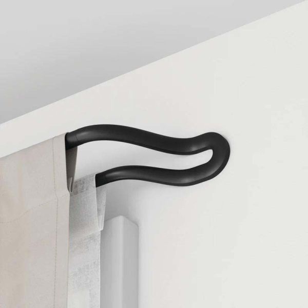 Double tringle à rideaux extensible Midnight - 70,80
