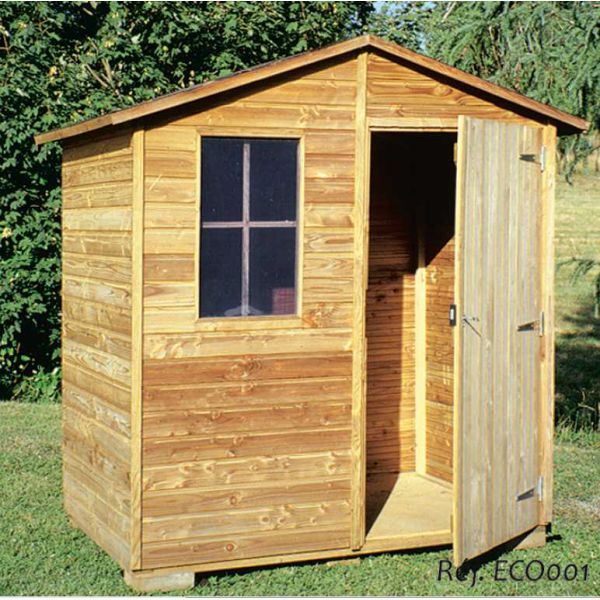 Abri de jardin abrieco avec plancher 180 x 120 x 200 cm - CIHB