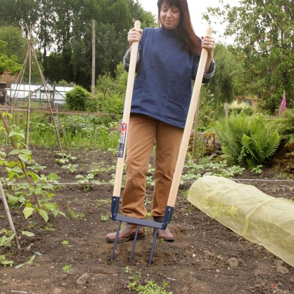 Eco'biofourche 3 dents avec manche en bois - SPEAR & JACKSON