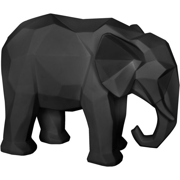 Eléphant en résine mat Origami