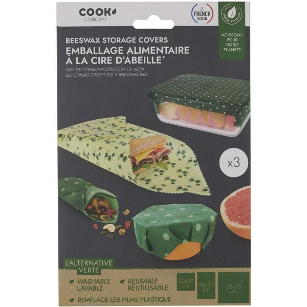 Emballage alimentaire en cire d'abeille Green attitude - 8