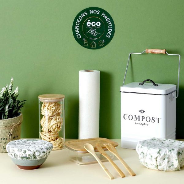 Emballage alimentaire en cire d'abeille Green attitude - COOK CONCEPT