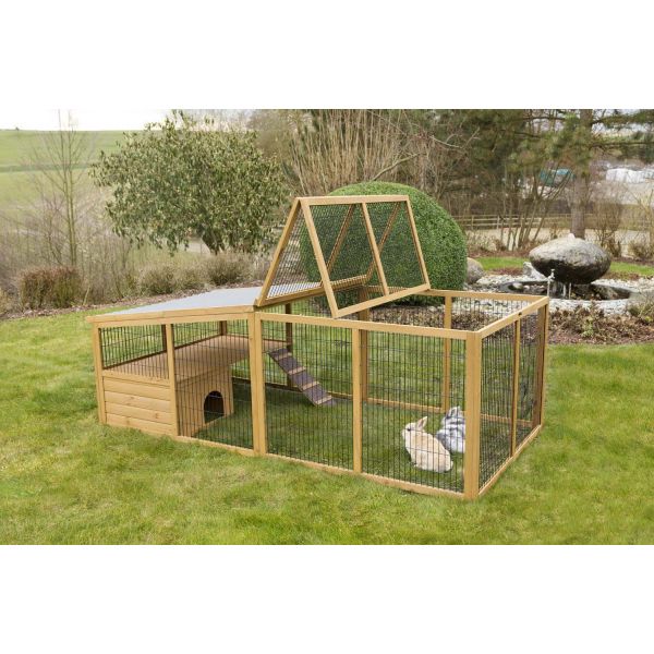 Enclos extérieur pour petits animaux avec dispositif anti-fugue - KERBL