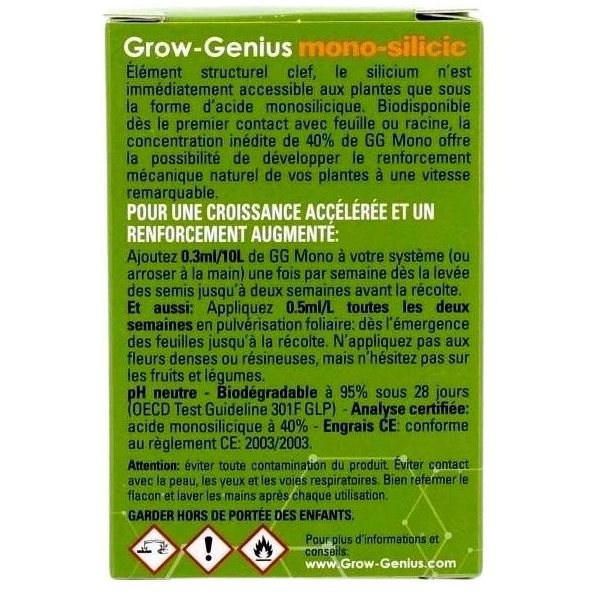 Engrais minéral Mono-Silicic 40% - 10ml - FTK-0189