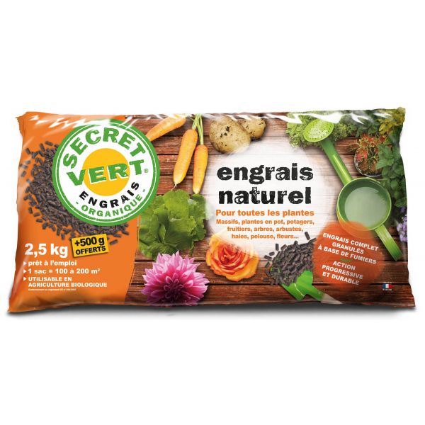 Engrais naturel bio pour toutes les plantes