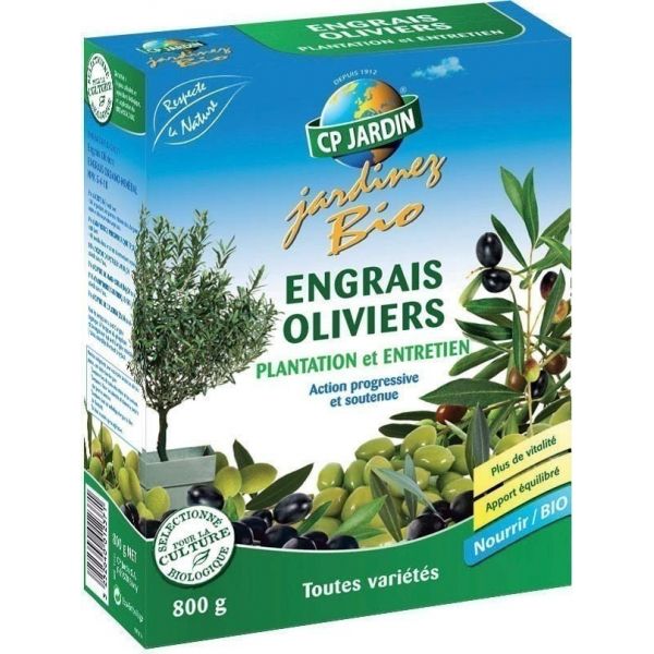 Engrais organique pour oliviers 800 gr