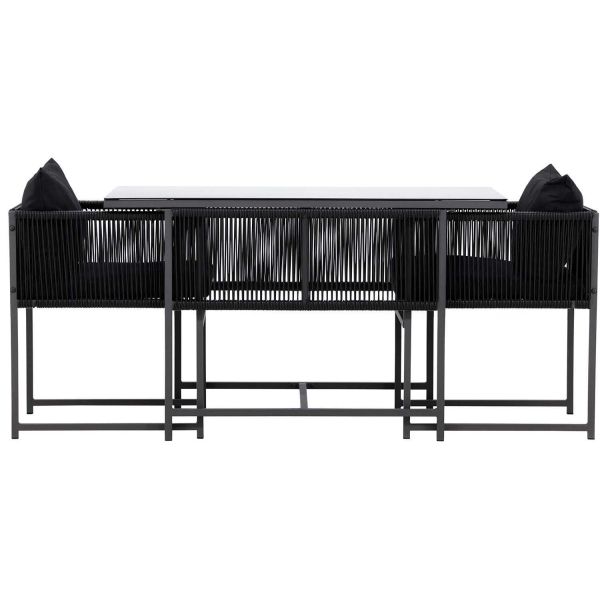 Ensemble de balcon 2 chaises et une table Noto - VENTURE HOME