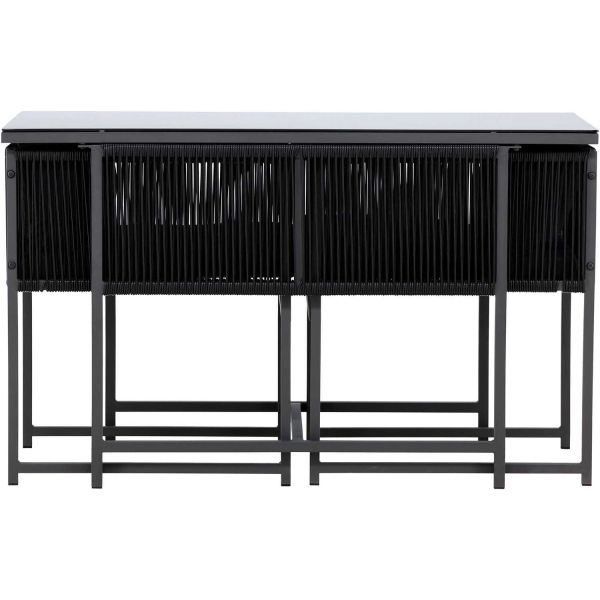 Ensemble de balcon 2 chaises et une table Noto - VEN-0993