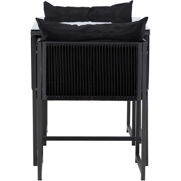 Ensemble de balcon 2 chaises et une table Noto - 5