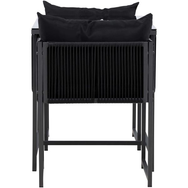 Ensemble de balcon 2 chaises et une table Noto - 6
