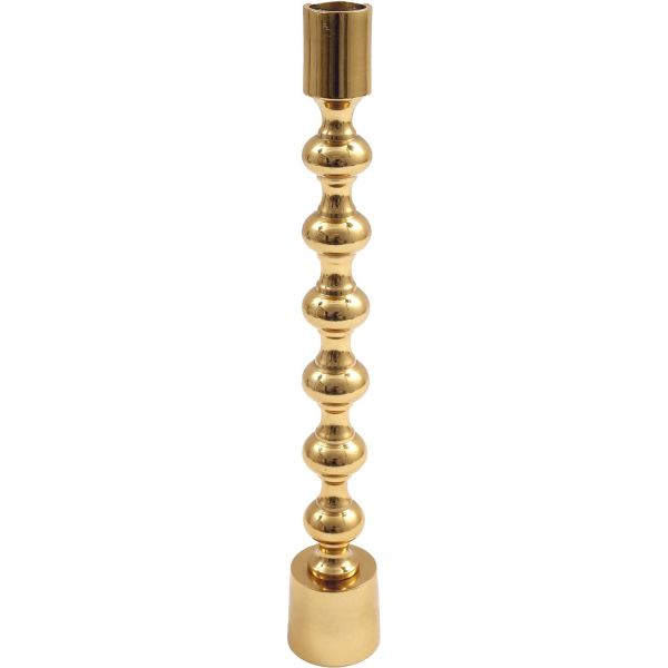 Ensemble de 3 bougeoirs en aluminium dorés Laurie - SIL
