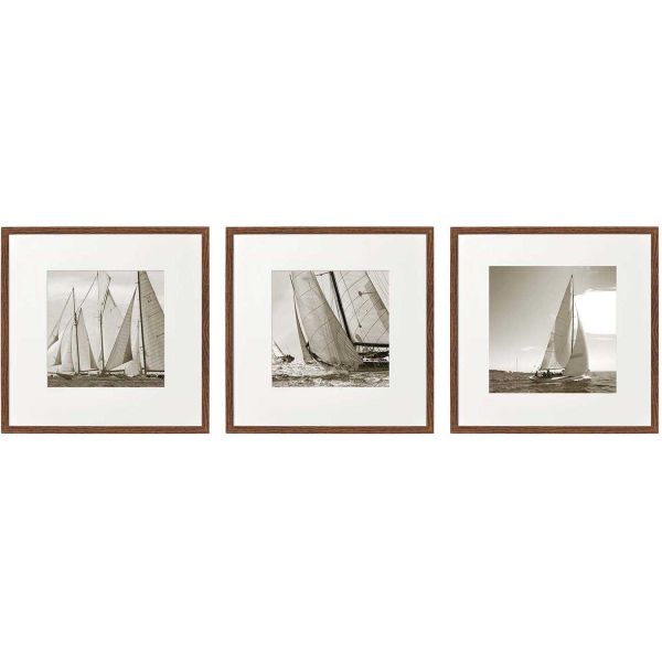 Ensemble de 3 cadres Bateaux