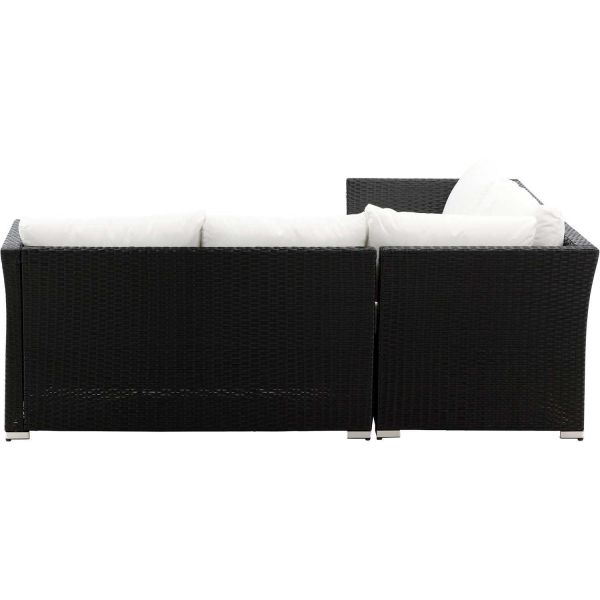 Ensemble canapé d'angle et table basse en résine tressée Haiti - 5