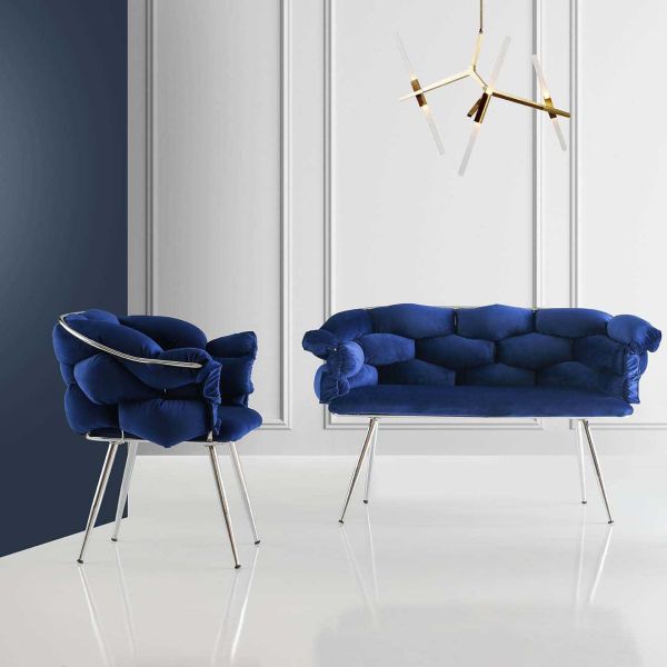 Ensemble canapé et fauteuils Balon - ASI-0839