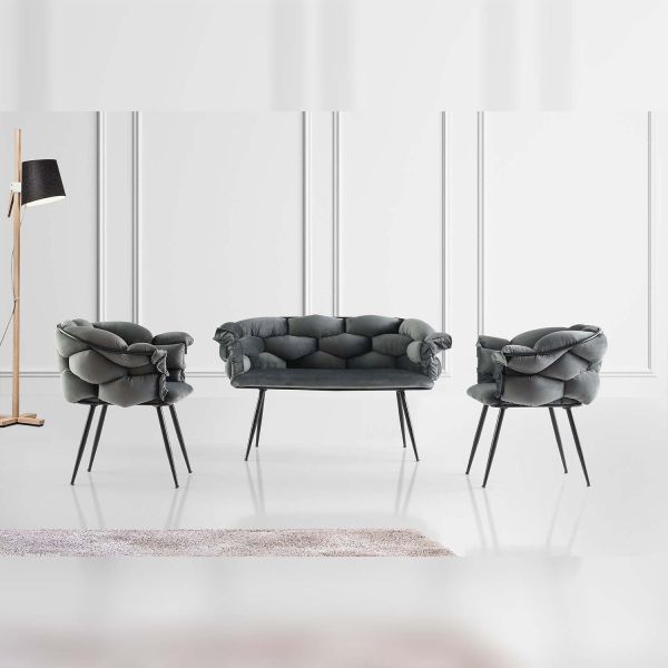 Ensemble canapé et fauteuils Balon - HANAH HOME