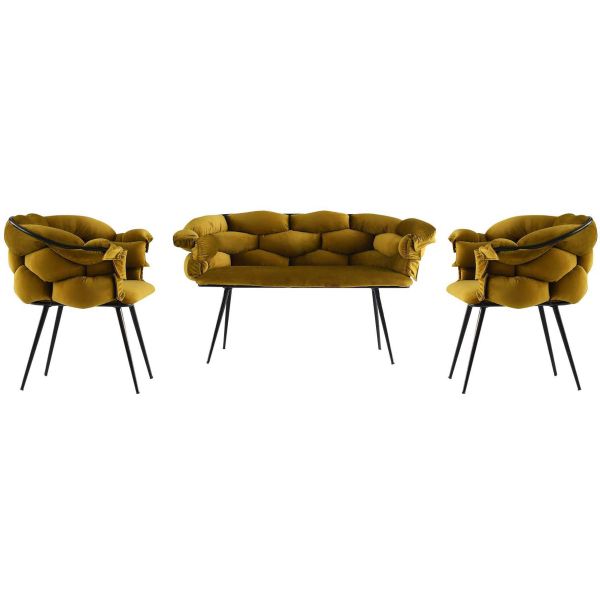 Ensemble canapé et fauteuils Balon
