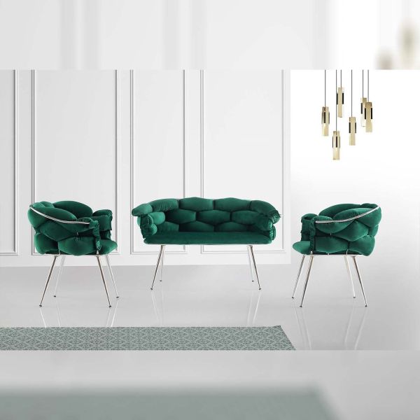 Ensemble canapé et fauteuils Balon - HANAH HOME