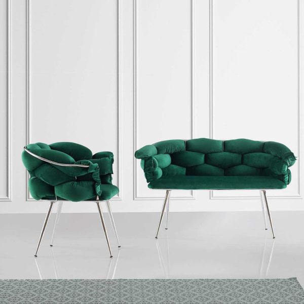 Ensemble canapé et fauteuils Balon - ASI-0838