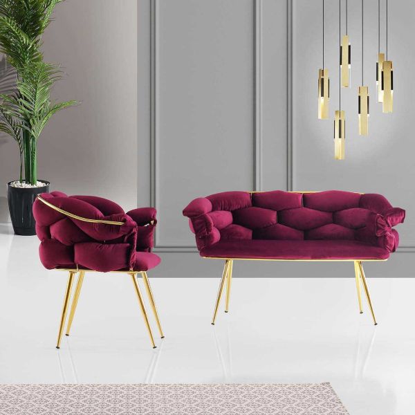 Ensemble canapé et fauteuils Balon - HANAH HOME