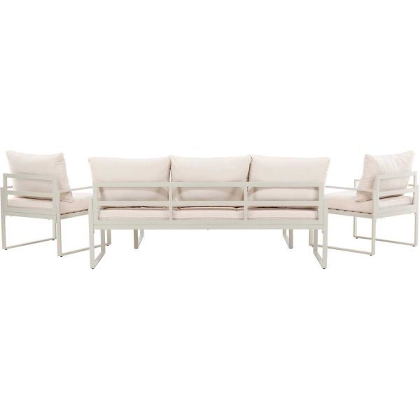 Ensemble canapé fauteuils et table de jardin Catania - 919