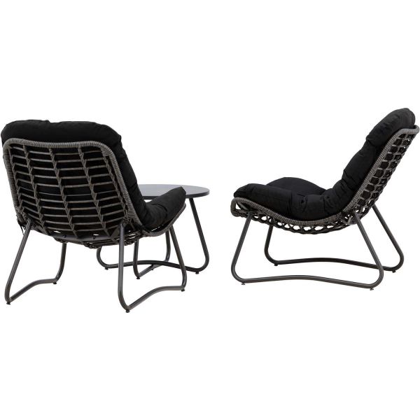 Ensemble détente 2 chaises et table basse Cala - 5