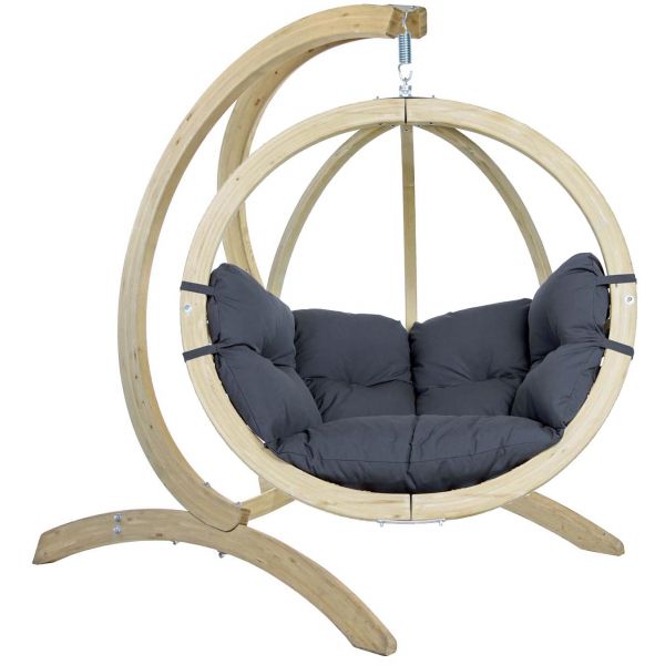 Ensemble fauteuil suspendu Globo chair avec support