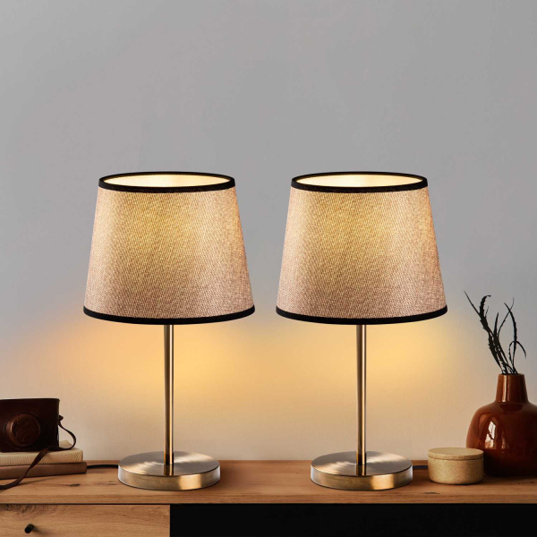 Ensemble de 2 lampes à poser Abajur - 5
