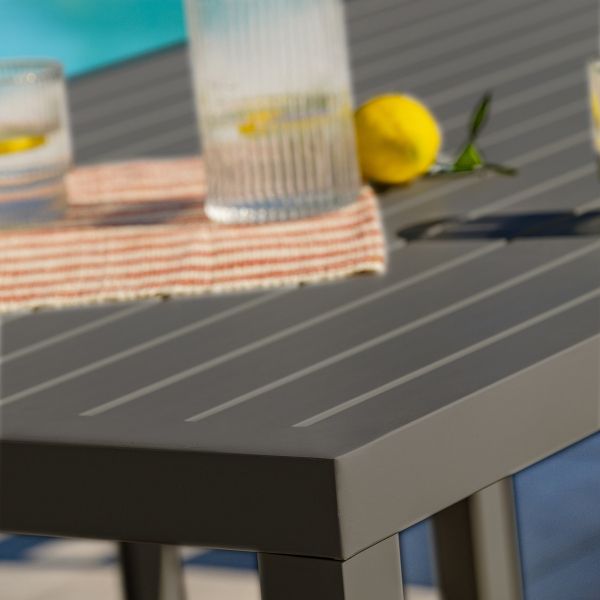 Ensemble repas de jardin 7 places en aluminium Cayenne - 1989